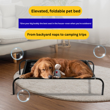 PawPalace Elevated Pet Bed